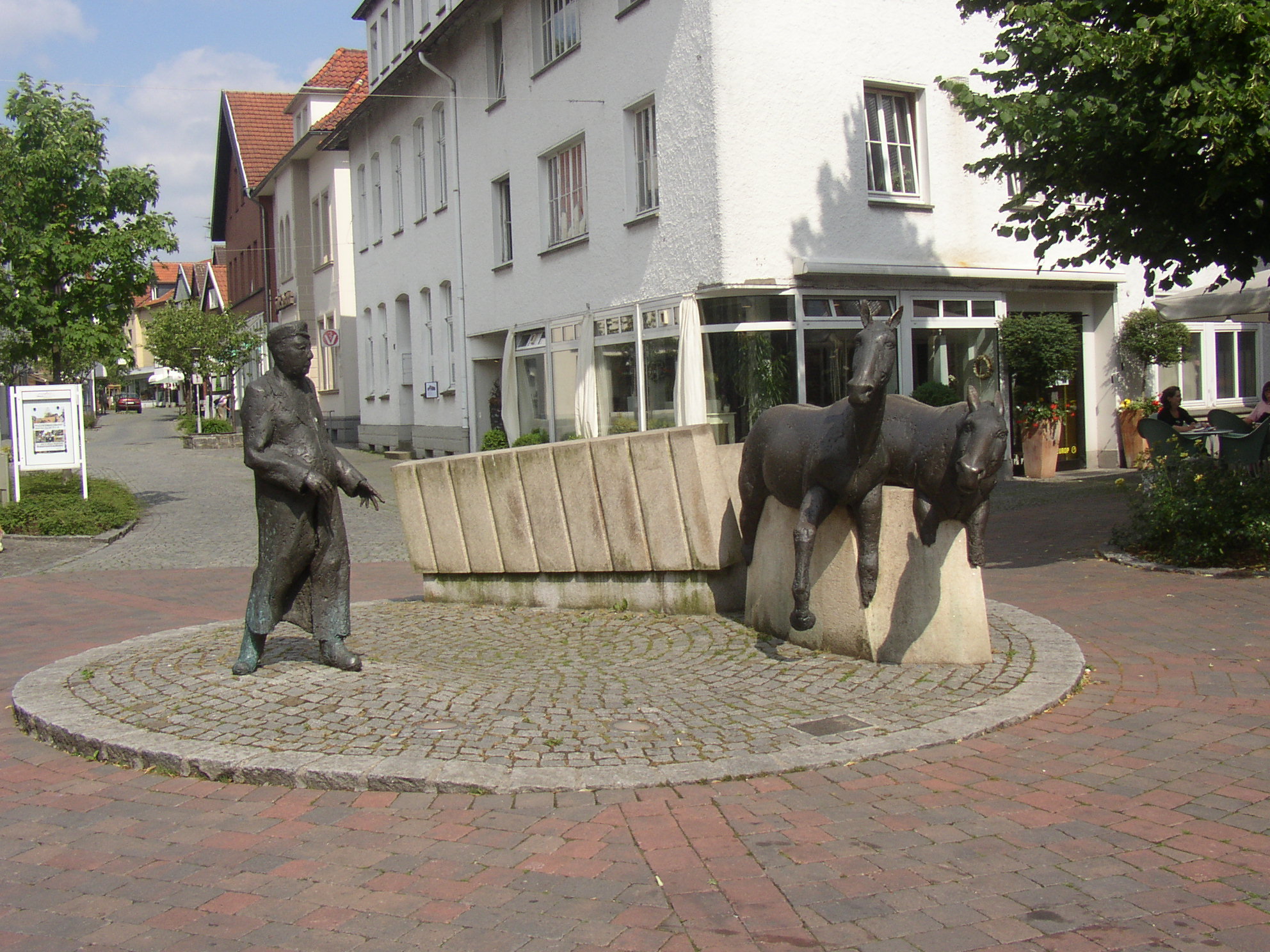 Haller-Willem-Denkmal in der Innenstadt von Halle